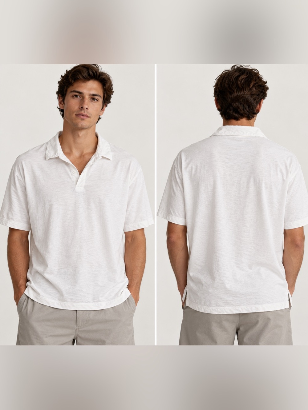 Standard James Perse Polo Shirt — Size 4/XL